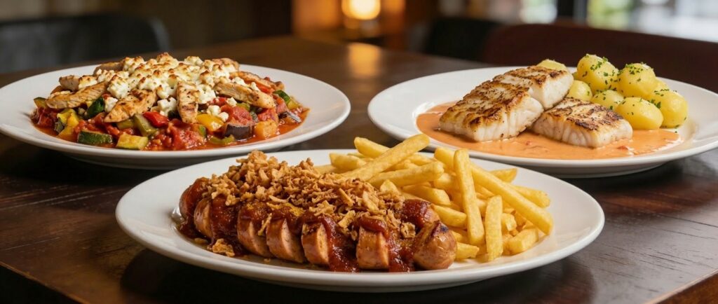 Mittagstisch / Mittagskarte von Restaurant Lavastein in Hamburg Bergedorf für KW 12 / 2026