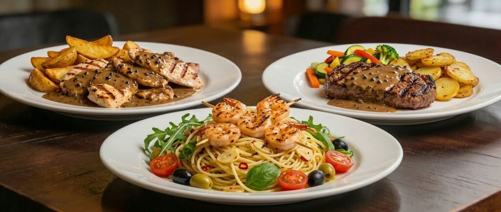 Mittagstisch / Mittagskarte von Restaurant Lavastein in Hamburg Bergedorf für KW 18 & 19 / 2026